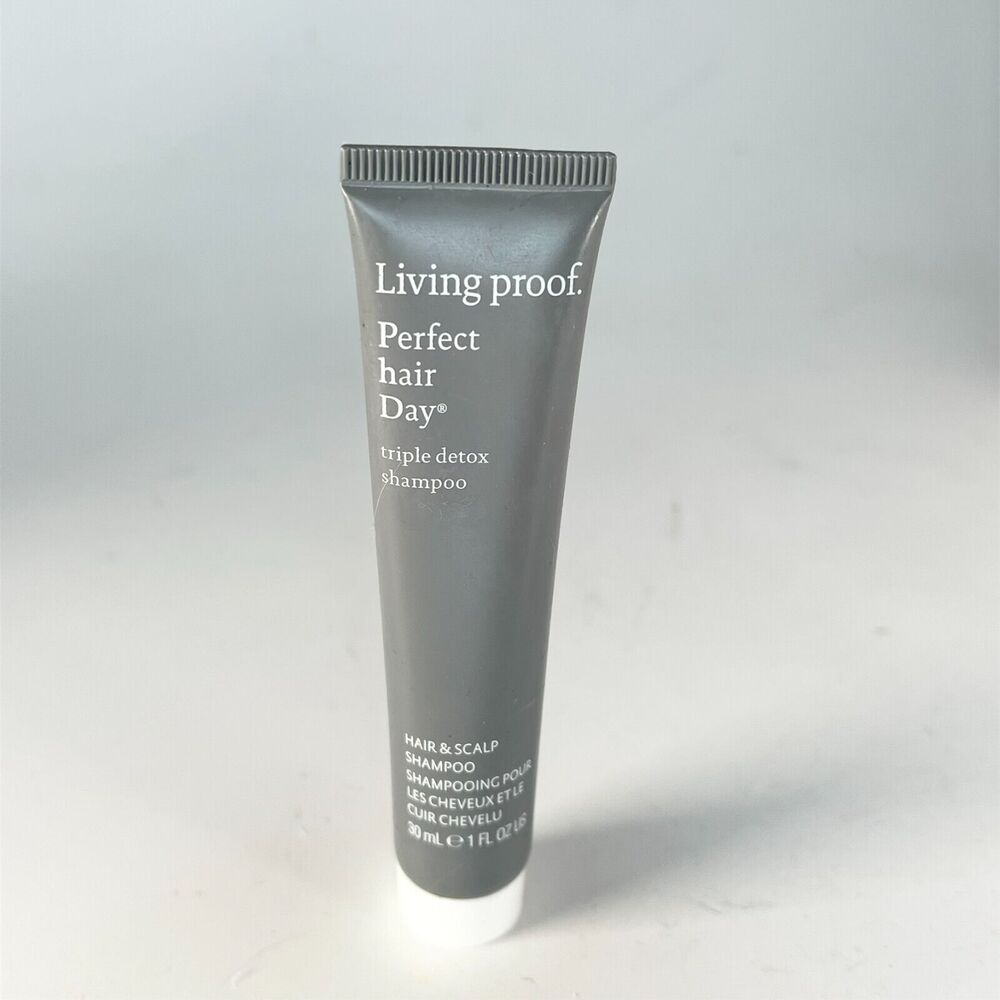 Living Proof Perfect Hair Day Triple Detox Hair Scalp Shampoo Travel 1 fl oz New